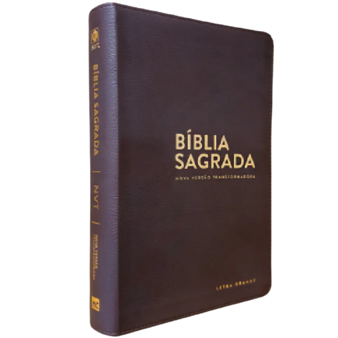 BIBLIA NVT L GRANDE LUXO MARROM Betel Center Gospel