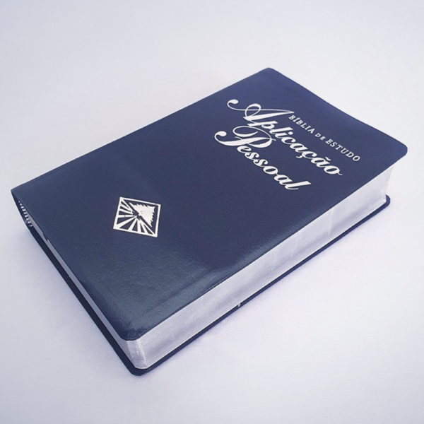 BIBLIA EST APLICA??O PESSOAL M?DIA S/INDICE-AZUL - Imagem 2