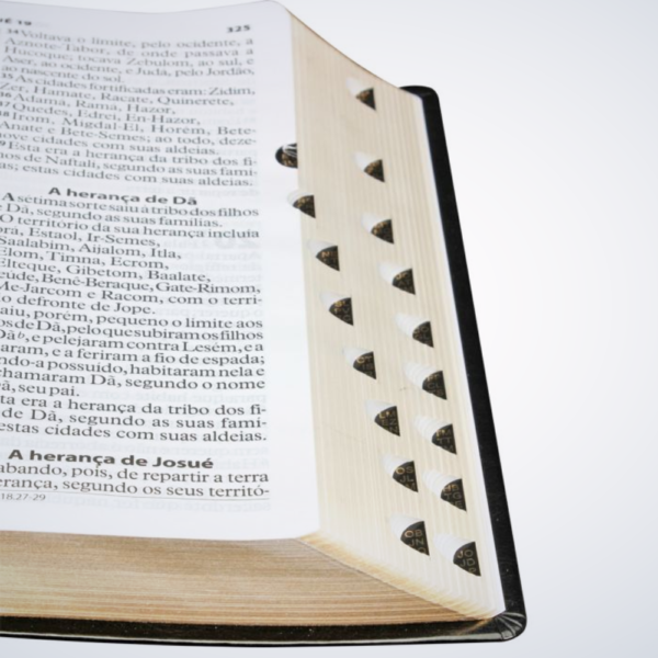 BIBLIA RA EXTRA LUXO C/INDICE PRETA RA85I - Image 3