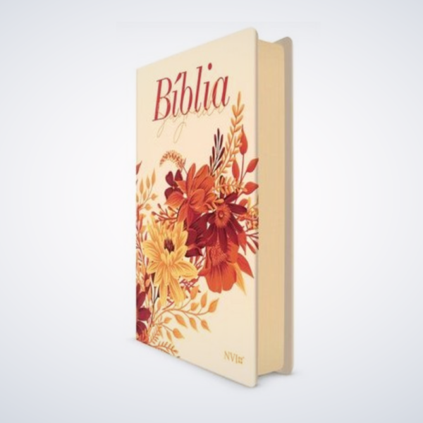 BIBLIA NVI BUQUE CREME LETRA GIGANTE - Imagem 2