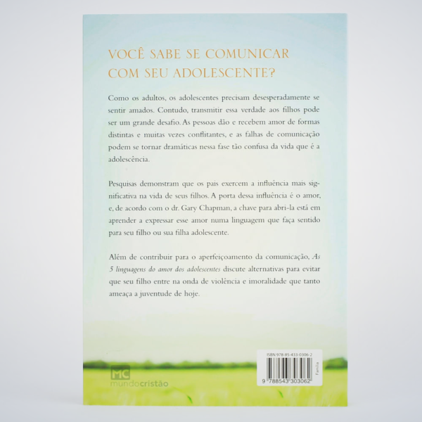 LIVRO CINCO LINGUAGENS DO AMOR DOS ADOLESCENTES,A - Image 2