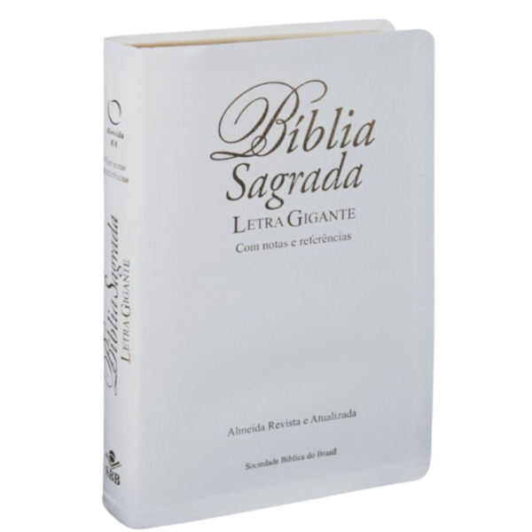 BIBLIA RA L.GIGANTE LUXO NOTA REF  RA067LGI BRANCA