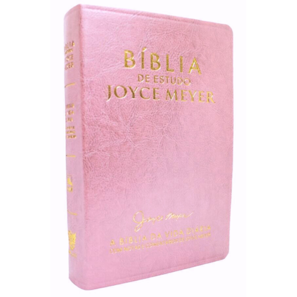 Bíblia de Estudo Joyce Meyer Média S/Índice Rosa