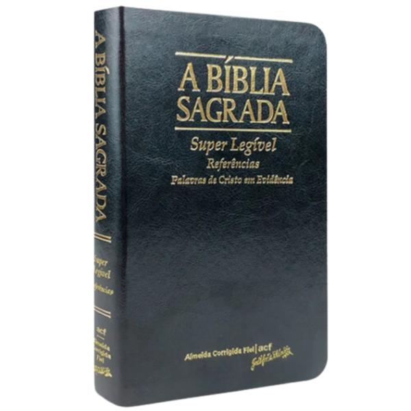 BIBLIA RC GDE LUXO SUPER LEGIVEL PRETA COD.3421