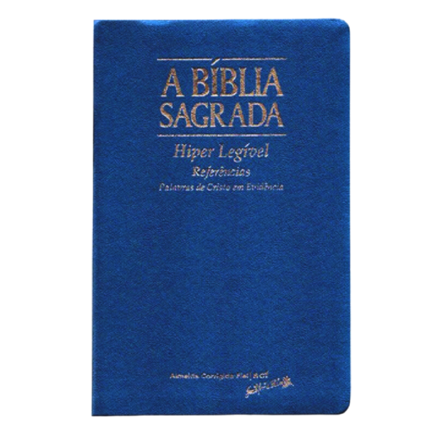 BIBLIA RC GDE-LUXO LETRA GRD RCM AZUL