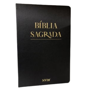 Bíblia NVI Slim Semi Luxo  Preta