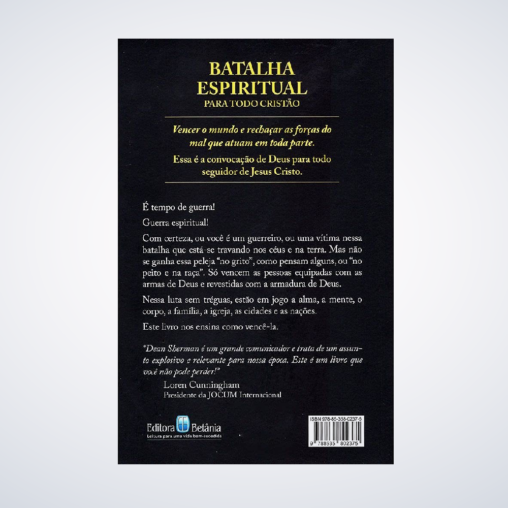 Livro Batalha Espiritual Para Todo Cristao Betel Center Gospel