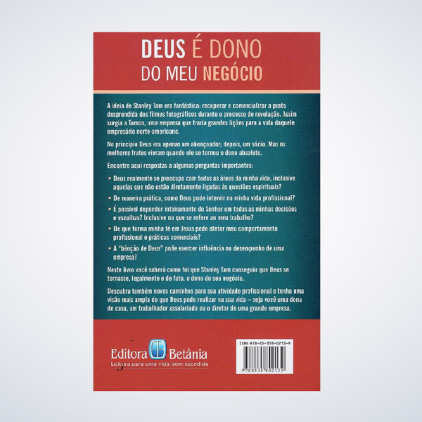 LIVRO DEUS E O DONO DO MEU NEGOCIO - Image 2