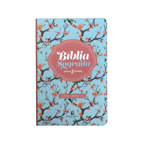 Bíblia ACF - Leitura Perfeita (capa flexível e floral)