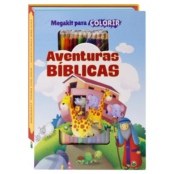 Megakit para Colorir - Aventuras Bíblicas