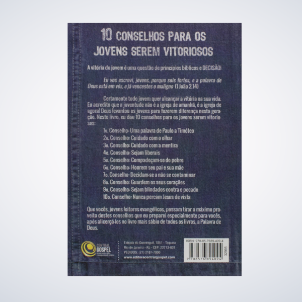 Livro 10 Conselhos Para os Jovens Serem Vitoriosos - Image 2