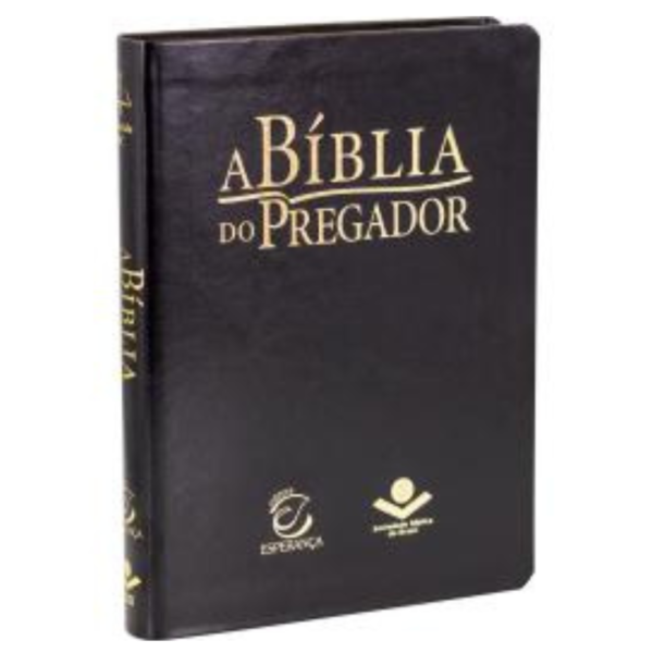 A Bíblia do Pregador Letra Normal Capa Preta Nobre