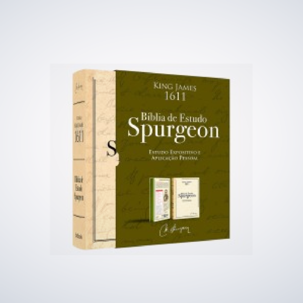 Bíblia De Estudo Spurgeon - King James 1611 Bege Soft Touch - Imagem 4