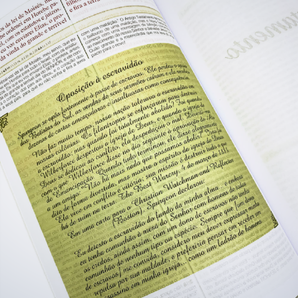 Bíblia De Estudo Spurgeon - King James 1611 Bege Soft Touch - Imagem 2