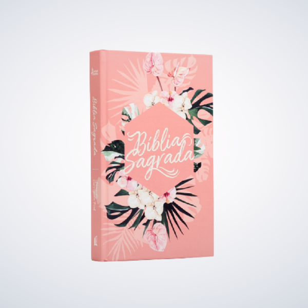 Bíblia ACF | Soft Touch Capa dura | Floral