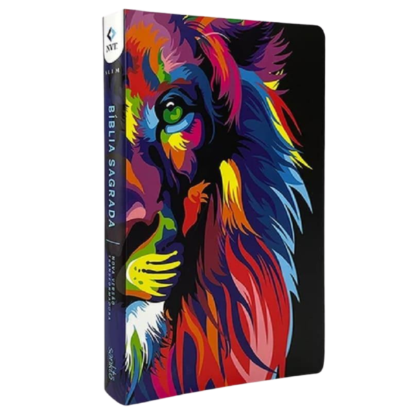 Bíblia Slim Lion Colors - NVT (letra maior)