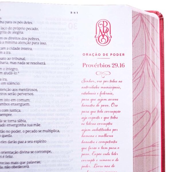 BIBLIA EST DA MULHER QUE ORA NVT S/IND VINHO - Image 4