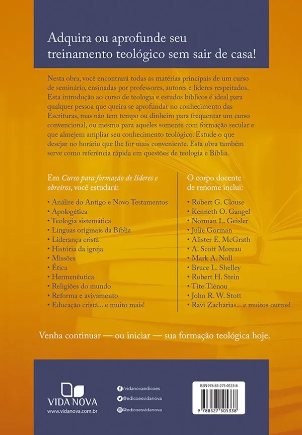 Livro Curso Para Formação de Líderes e Obreiros / David Horton - Image 2