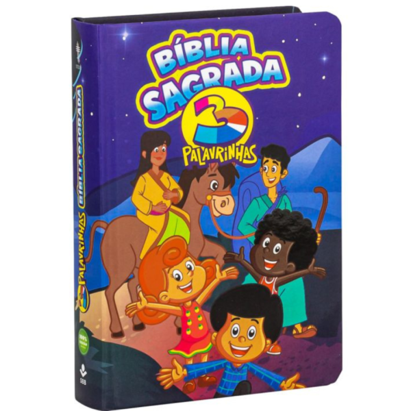 Bíblia Sagrada Infantil - 3 Palavrinhas ntlh Capa Dura