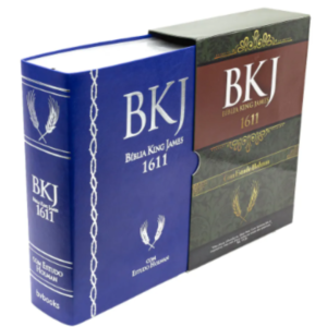 Bíblia De Estudo King James 1611 Bkj Com Estudo Holman Azul