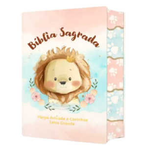 BIBLIA RCH-MEDIA INFANTIL CAPA DURA LEAO AQUARELA