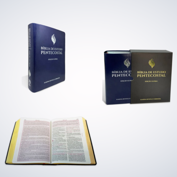 BIBLIA EST PENTECOSTAL GDE S/IND.ED.GLOBAL-AZUL - Image 2