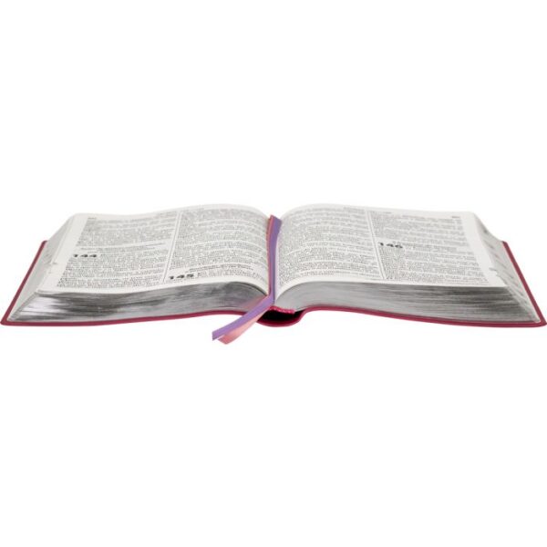 BIBLIA RC EXTRA LUXO C/INDICE ROSA 85 - Image 2