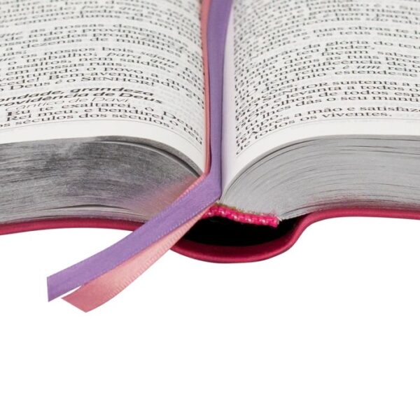 BIBLIA RC EXTRA LUXO C/INDICE ROSA 85 - Image 3