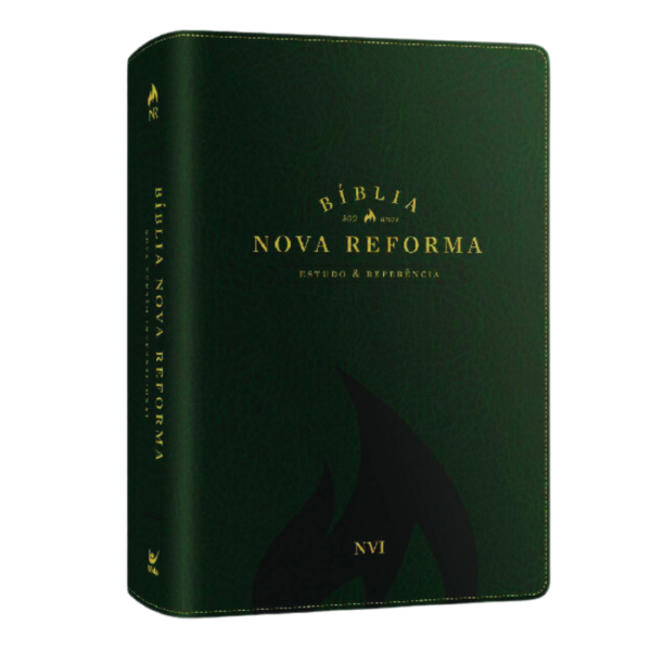 BIBLIA NOVA REFORMA - NVI ESTUDO E REFERENCIA - CAPA VERDE