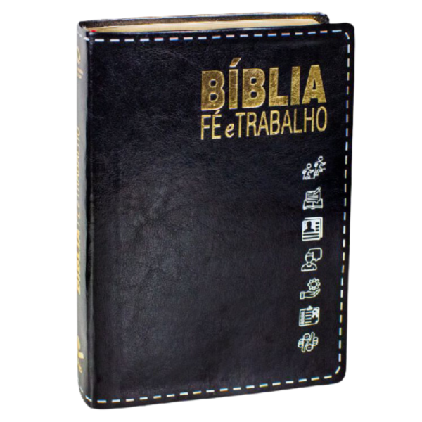 BIBLIA NAA F? E TRABALHO NA085 PRETA