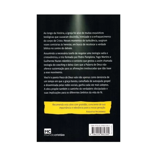 Livro Você é o Ponto Fraco de Deus - Yago Martins, Pedro Pamplona, Guilherme Nunes - Image 3