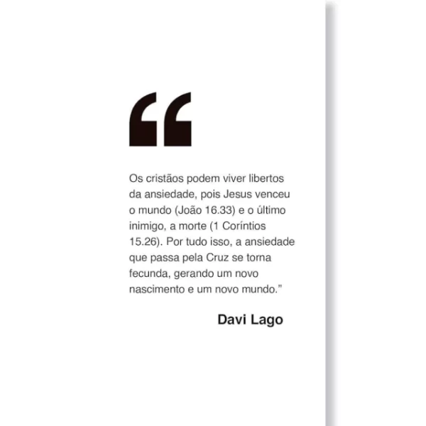 Livro Além da Ansiedade/ Davi Lago - Image 3