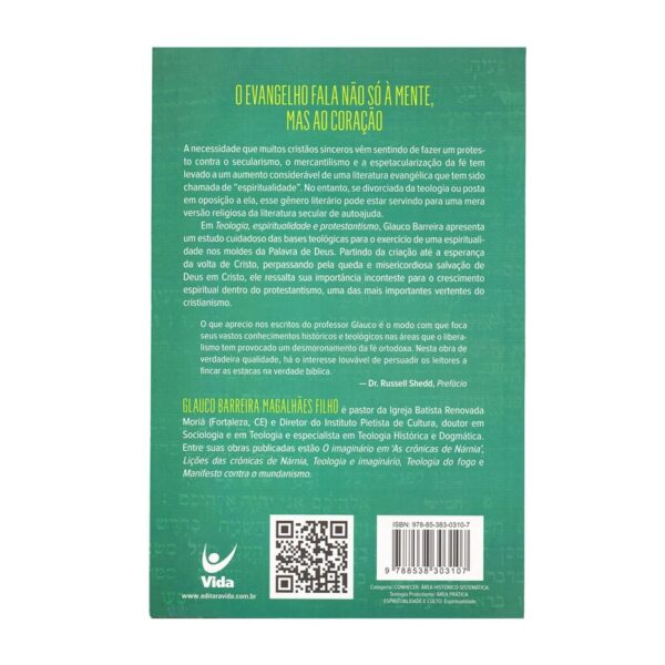 Livro Teologia, Espiritualidade E Protestantismo - Glauco Barreira - Image 2