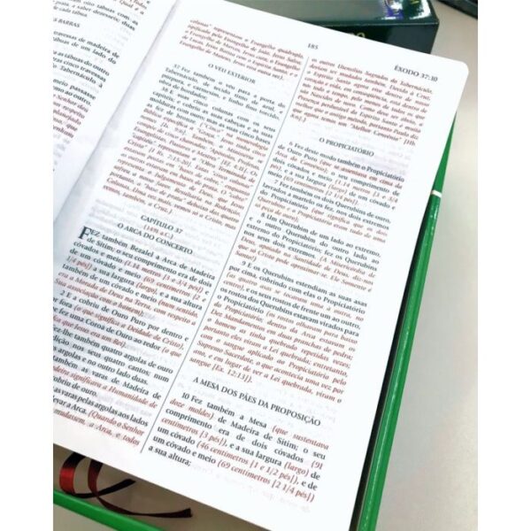 Bíblia de Estudo do Expositor Capa Couro bonded Preta - Image 5