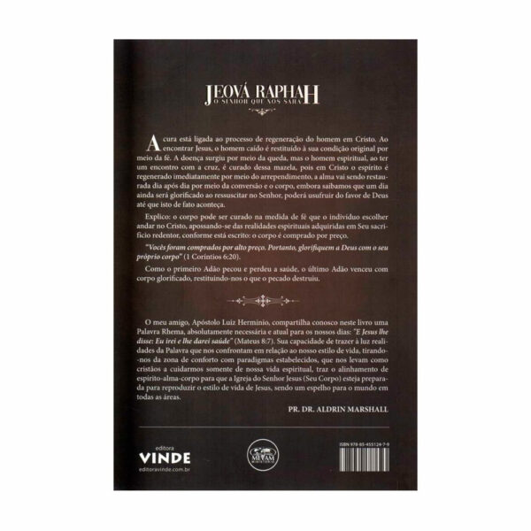 Livro Jeová Raphah - O Senhor que te Sarah - Image 2