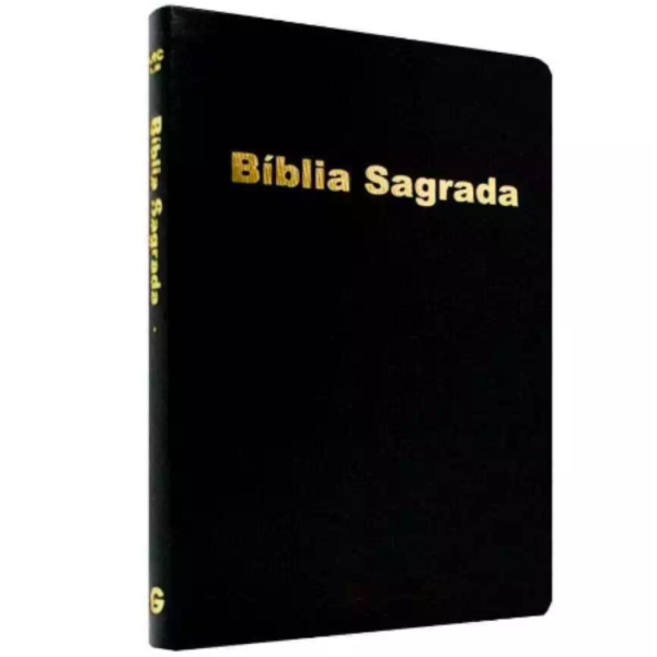 Bíblia Sagrada Slim | ARC | Capa Luxo Preta