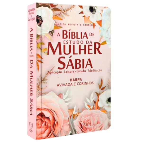 Bíblia de Estudo da Mulher Sábia - ARC | Arranjo Flores