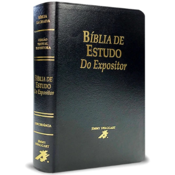 Bíblia de Estudo do Expositor Capa Couro bonded Preta