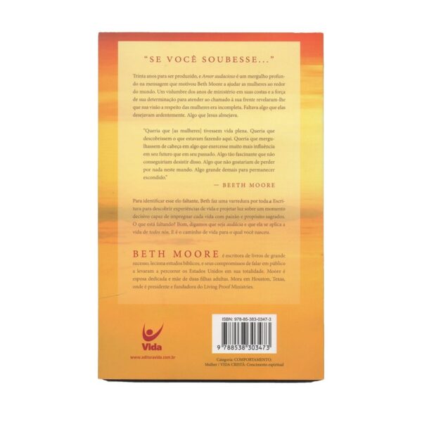 Livro Amor Audacioso/ Beth Moore - Image 2