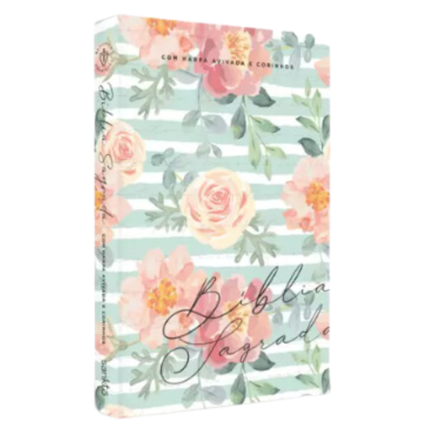 Biblia Arc 860 Floral Cantico - Letra Normal