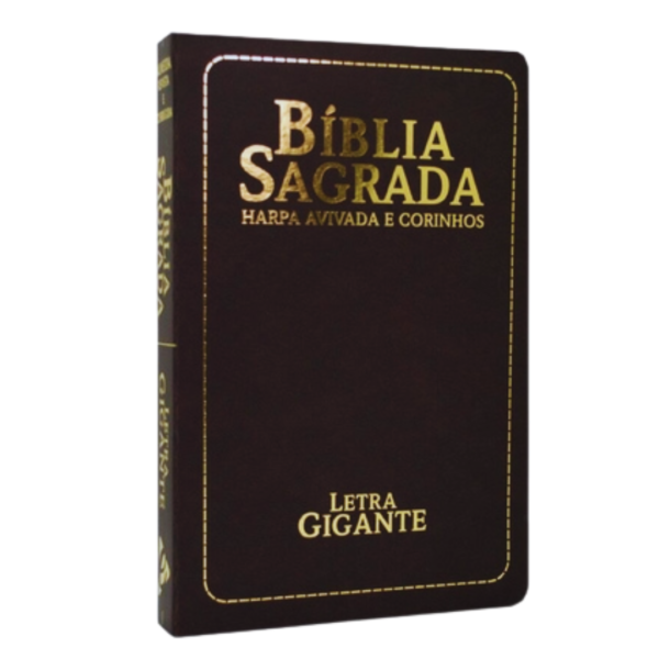 Bíblia Sagrada RC Letra Gigante Com Harpa Semiflexível