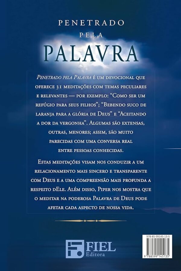 Livro Penetrado Pela Palavra John Piper Betel Center Gospel