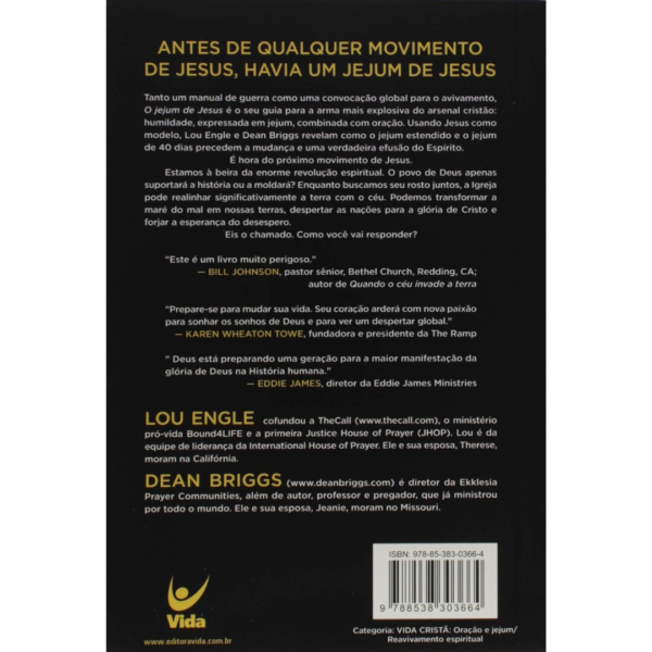 Livro O Jejum de Jesus | Lou Engle - Image 2