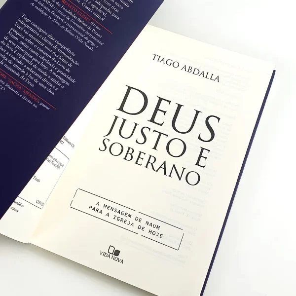 Livro Deus Justo e Soberano / Tiago Abdalla - Image 6