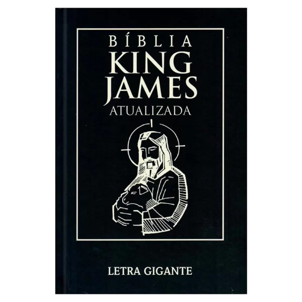 Bíblia Sagrada KJA Letra Gigante Capa Dura Jesus Minimalista