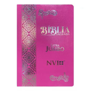 Bíblia Sagrada Jumbo NVI Coverbook - Rosa