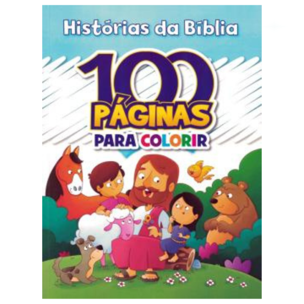 Livro Historias Da Bíblia 100 Paginas Para Colorir