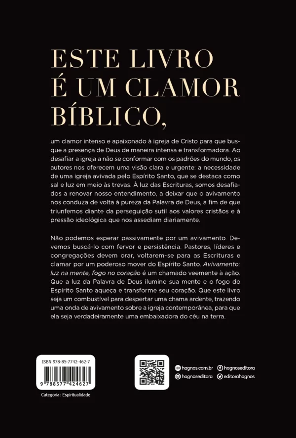 Livro Avivamento - Luz na Mente, Fogo no Coração/ Hernandes Dias Lopes - Imagem 3
