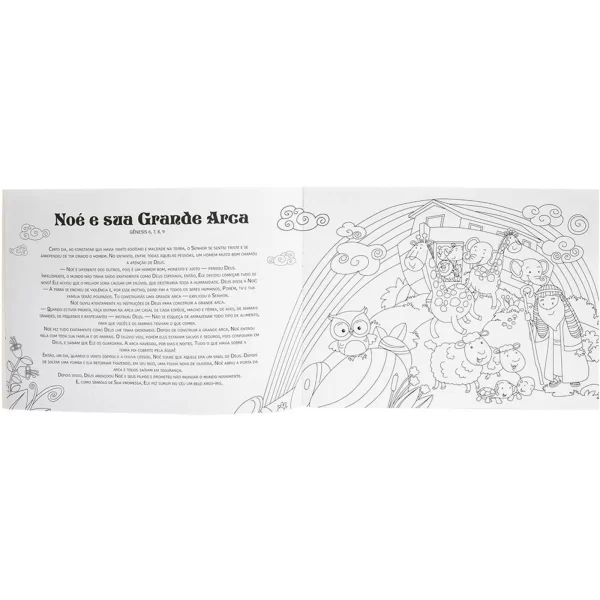 Livro Aventuras da Bíblia para Colorir - Image 4