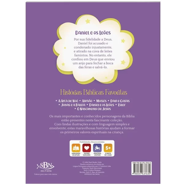 Livro Histórias Bíblicas Favoritas - Daniel e os Leões - Image 3